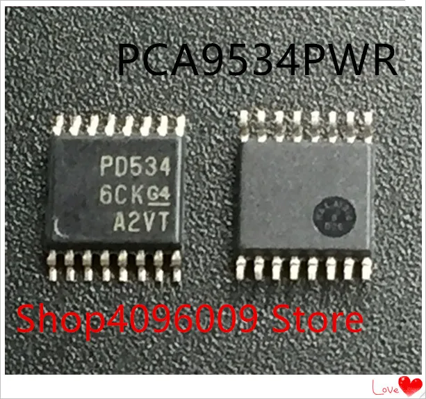 

NEW 10PCS/LOT PCA9534PWR PCA9534 MARKING PD534 TSSOP-16