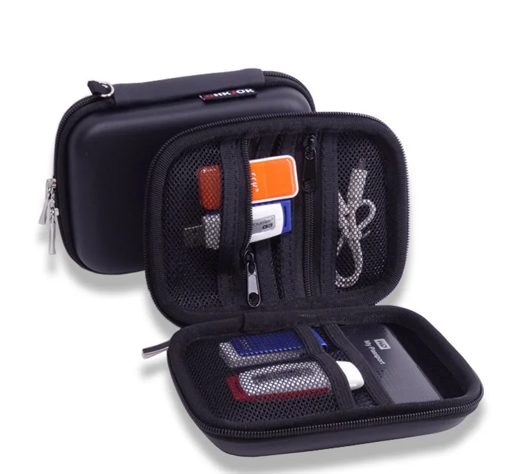 Жесткий чехол из искусственной кожи сумка для переноски U диска SD карты USB