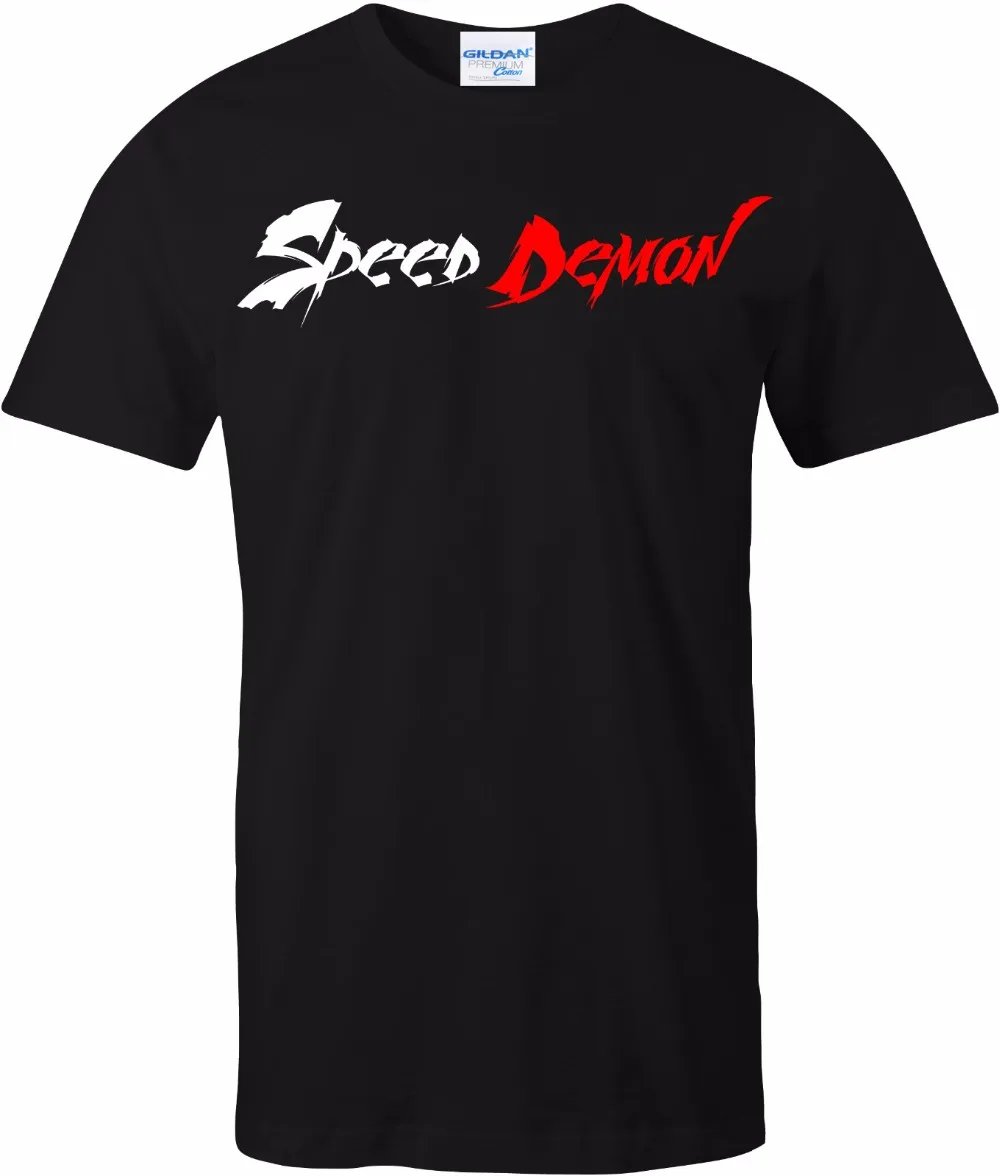 

Mens Brand Male O-Neck Speed Demon Japanese Jdm Euro Turbo Tuner Racer Tee Shirt "Oni"Hip Hop Street T-Shirt