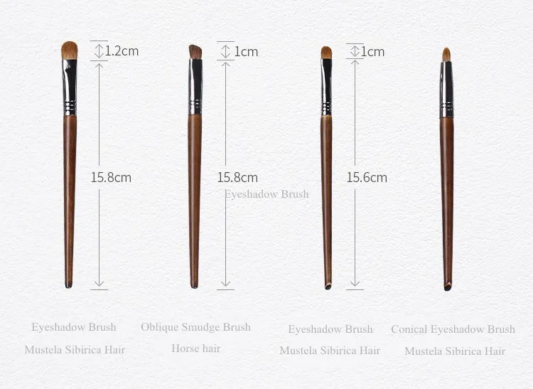 

24PCS make up artist professional Goat Hair Wood Handle Makeup Brush Cosmetics Blending Powder Eye shadow Make Up Brush DX322