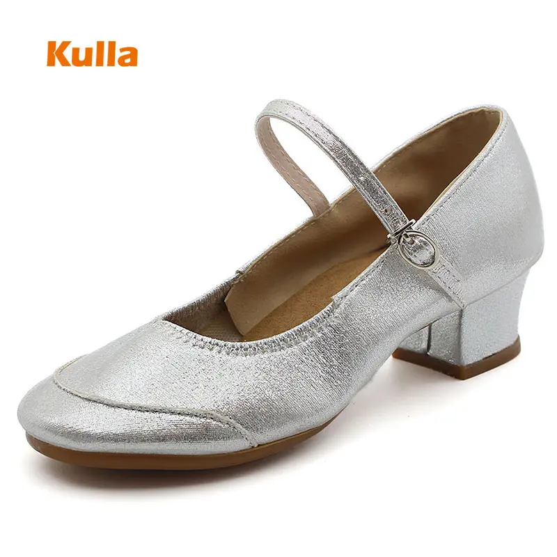 Туфли женские для латиноамериканских танцев на резиновой мягкой подошве дышащие