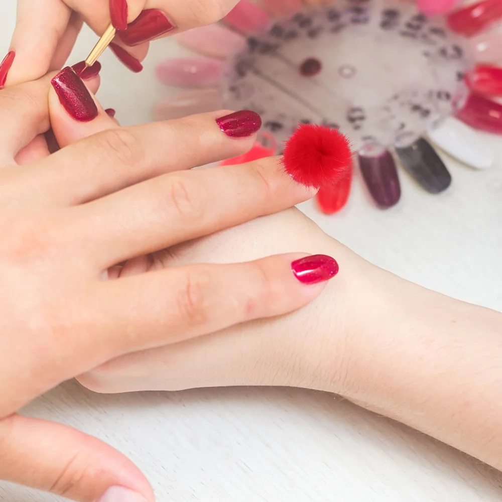 

24pcs Nail Art Fluffy Decors Detachable Fluffy Magnetic Nail Decors