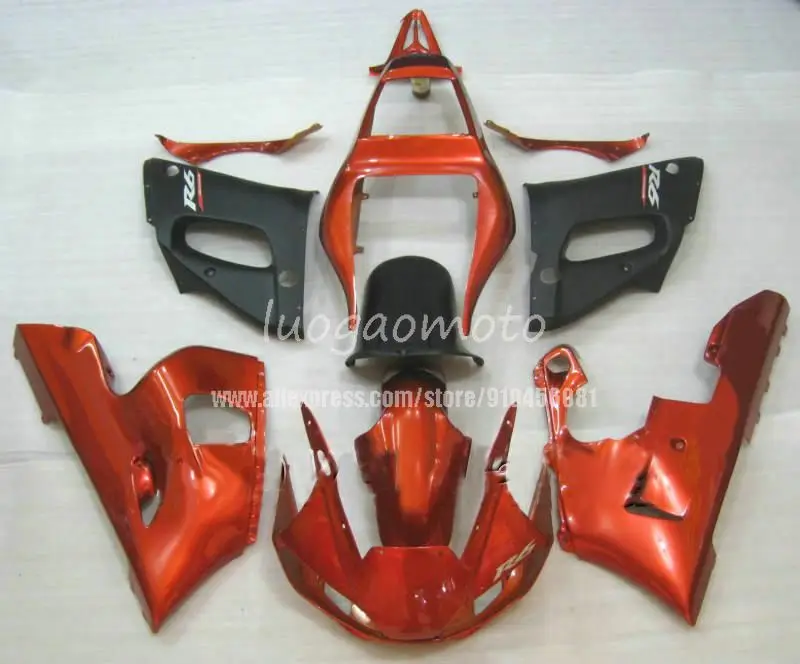 

Обтекатели из АБС-пластика для мотоцикла, подходит для YAMAHA YZF R6 1998 1999 2000 2001 2002 R6 98 99 00 01 02