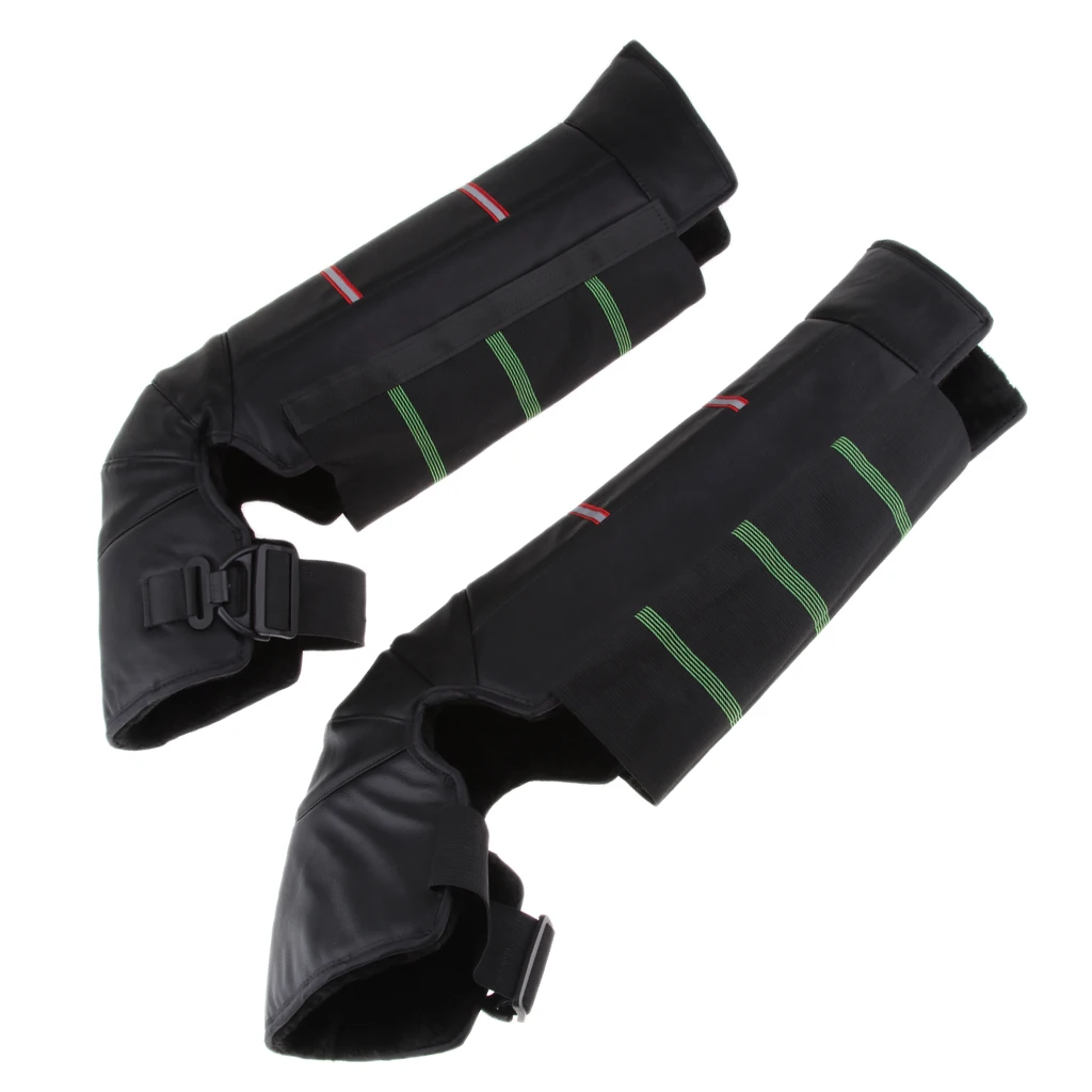 

Pair Motorcycle Windproof Knee Warmer Lining Kneepad Left & Right Protector