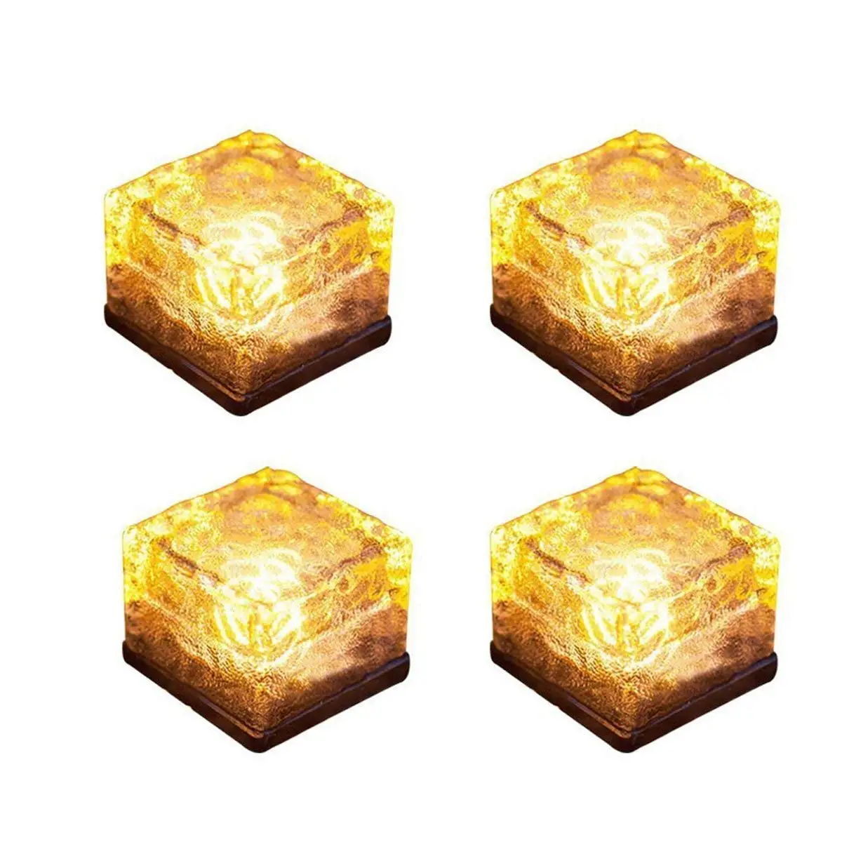 Водонепроницаемый открытый солнечный светильник s садовый ледяной напольный