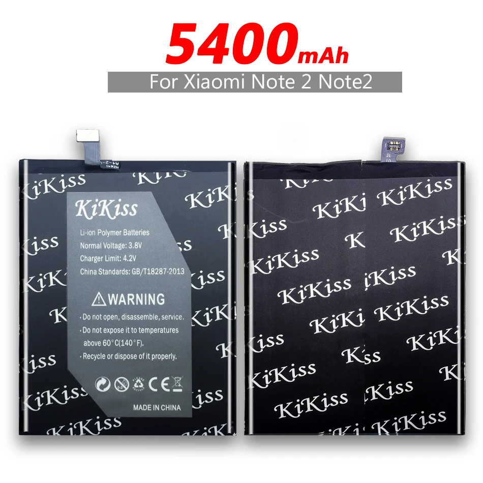 Бесплатный инструмент 5400 мАч батарея BM48 для Xiaomi Note 2 Мобильный телефон