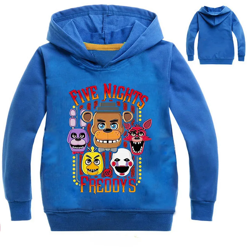 

Boys Five Nights At Freddy Sweatshirt Spring Hoodies shirt boys clothes Long sleeve Hooded sweatshirt kid tops