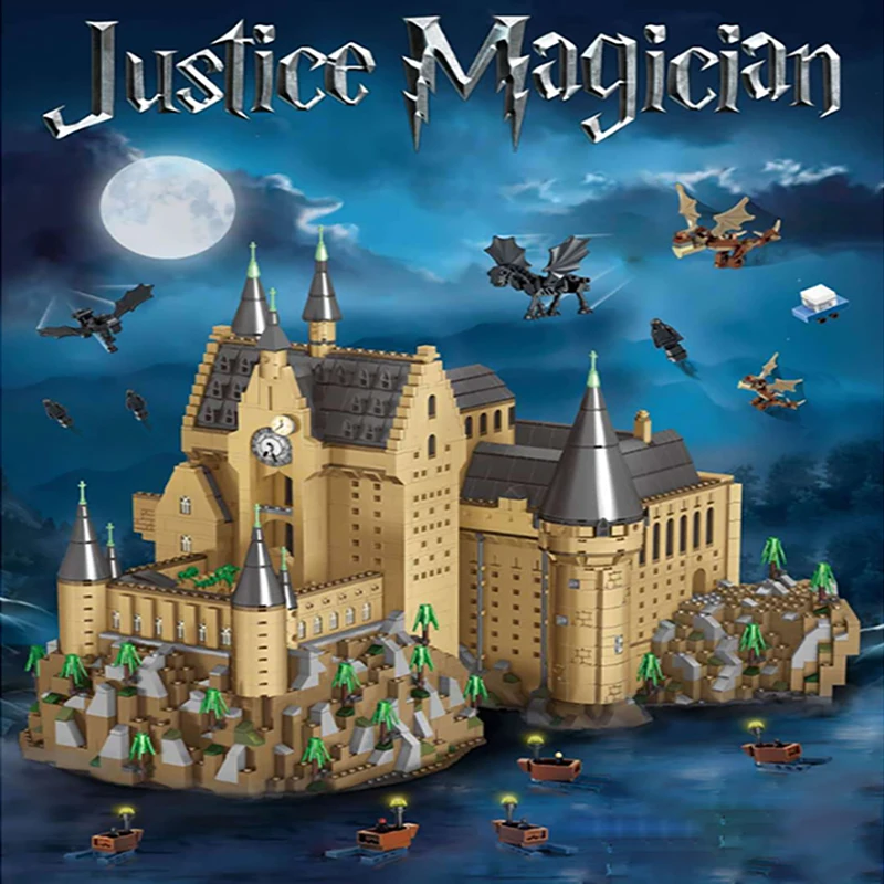 

2021 New 3 IN 1 MOC Magic Movie Model Castle Centra Building Blocks Brick Compatible 16060 Assembly Birthday Christmas Gift Toy