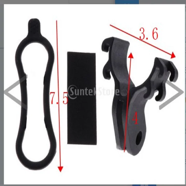 

Light Torch Flashlight Holder Cycling Sports Camera Mount Bracket Bike Light Flashlight Clip for Gopro