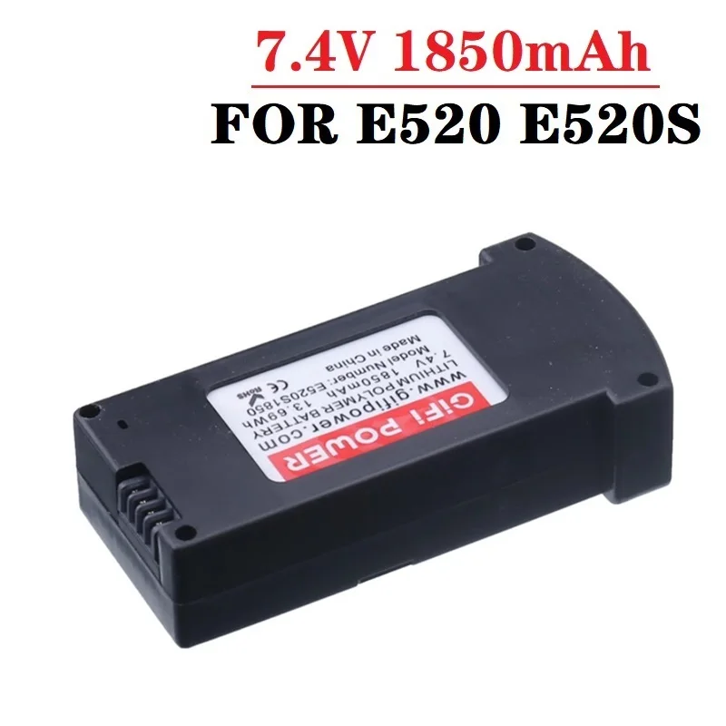 Обновленный аккумулятор LiPo 7 4 в 1850 мАч для РУ E520 E520S JD-22S радиоуправляемого