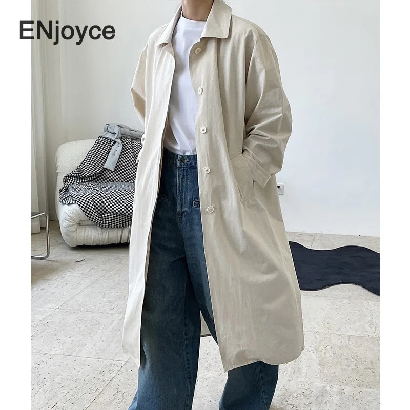 Пальто женское с отложным воротником винтажная ветровка надписью и логотипом