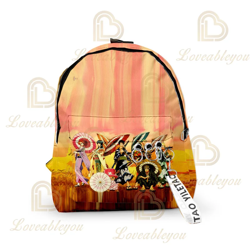 

Hot Anime Luffy Backpack Men and Women Backpacks School Travel Bags for Teenagers Girls and Boys Backpacks