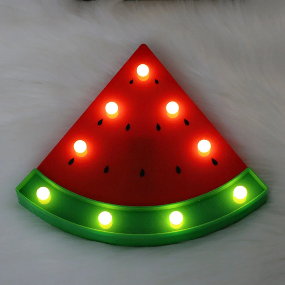 

1Pc Party LED Light Watermelon Design Light Photo Prop Without Battery