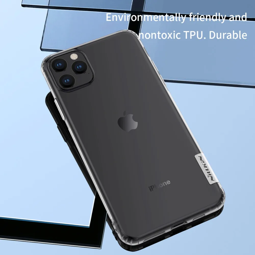 Для iPhone 11 Pro Max X XR XS Max чехол Nillkin мягкий тонкий из ТПУ чехол для телефона Силиконовая задняя крышка для iPhone 8 7 6 6s Plus 5S SE чехол