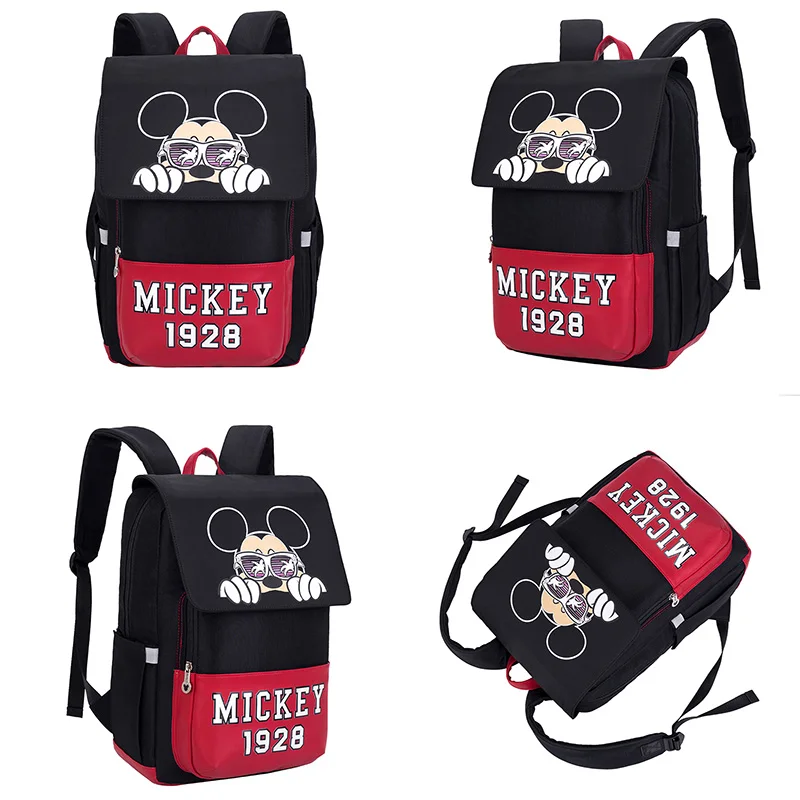 

Disney Mummy diaper bags Cartoon backpacks Bottle Insulation Nappy nursing bag for baby born with Stroller hooks
