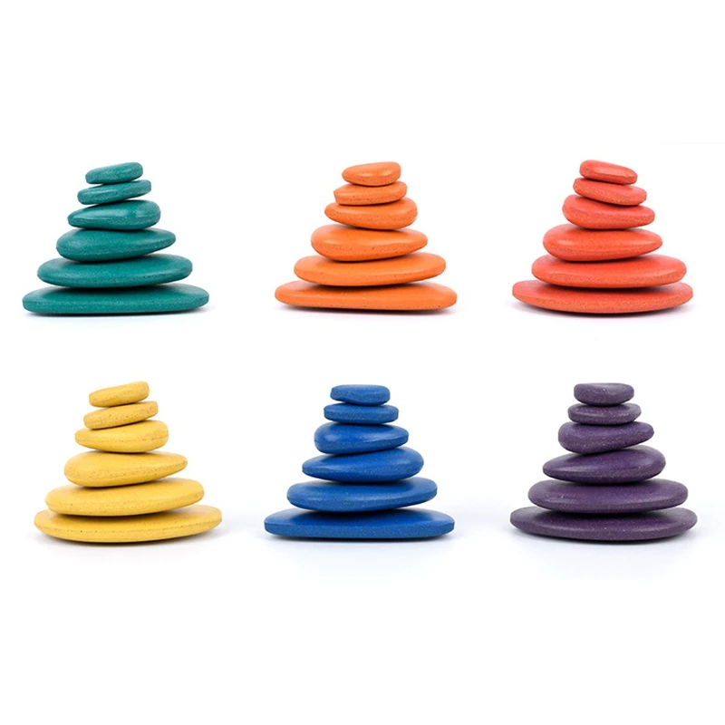 

Деревянный конструктор «сделай сам», Детский конструктор из сумасшедших камней, развивающие игрушки для творчества