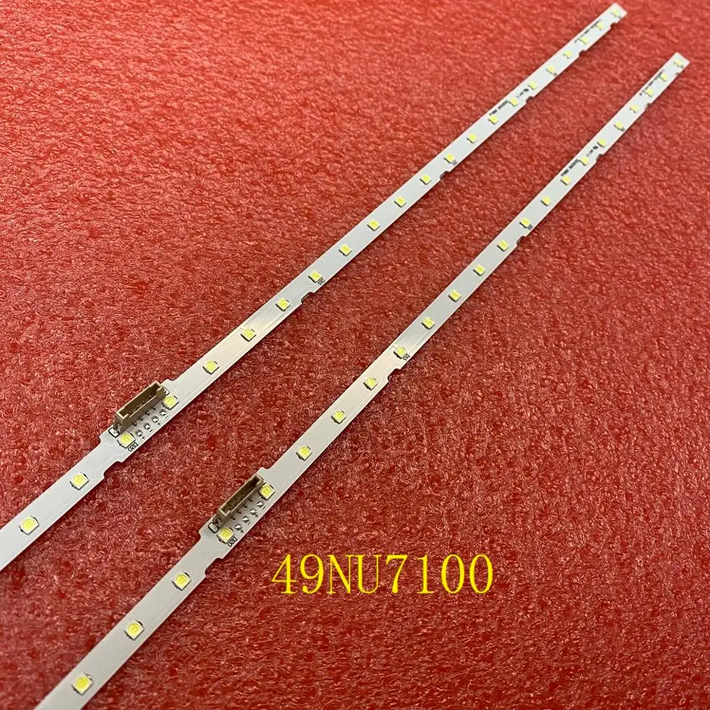 Светодиодная лента (2) для Samsung 49NU7100 UN49NU7100 UE49NU7100 UN49NU7100AG UN49NU7100G UN49NU7300 UE49NU7300U UE49NU7170U