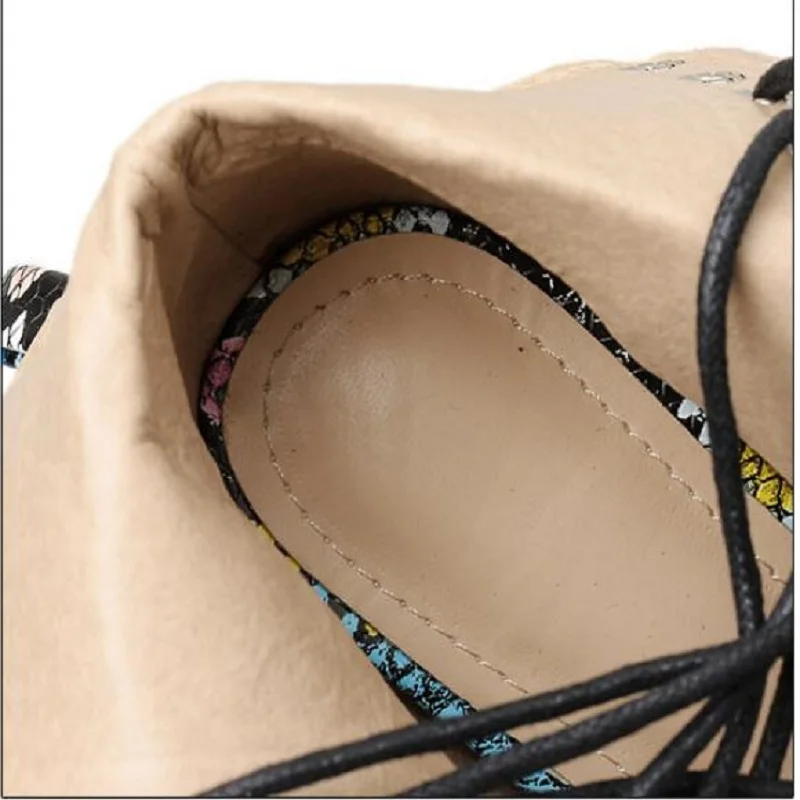 

2020 new European and American sexy color snake pattern thick high-heeled cross straps hollow sandals