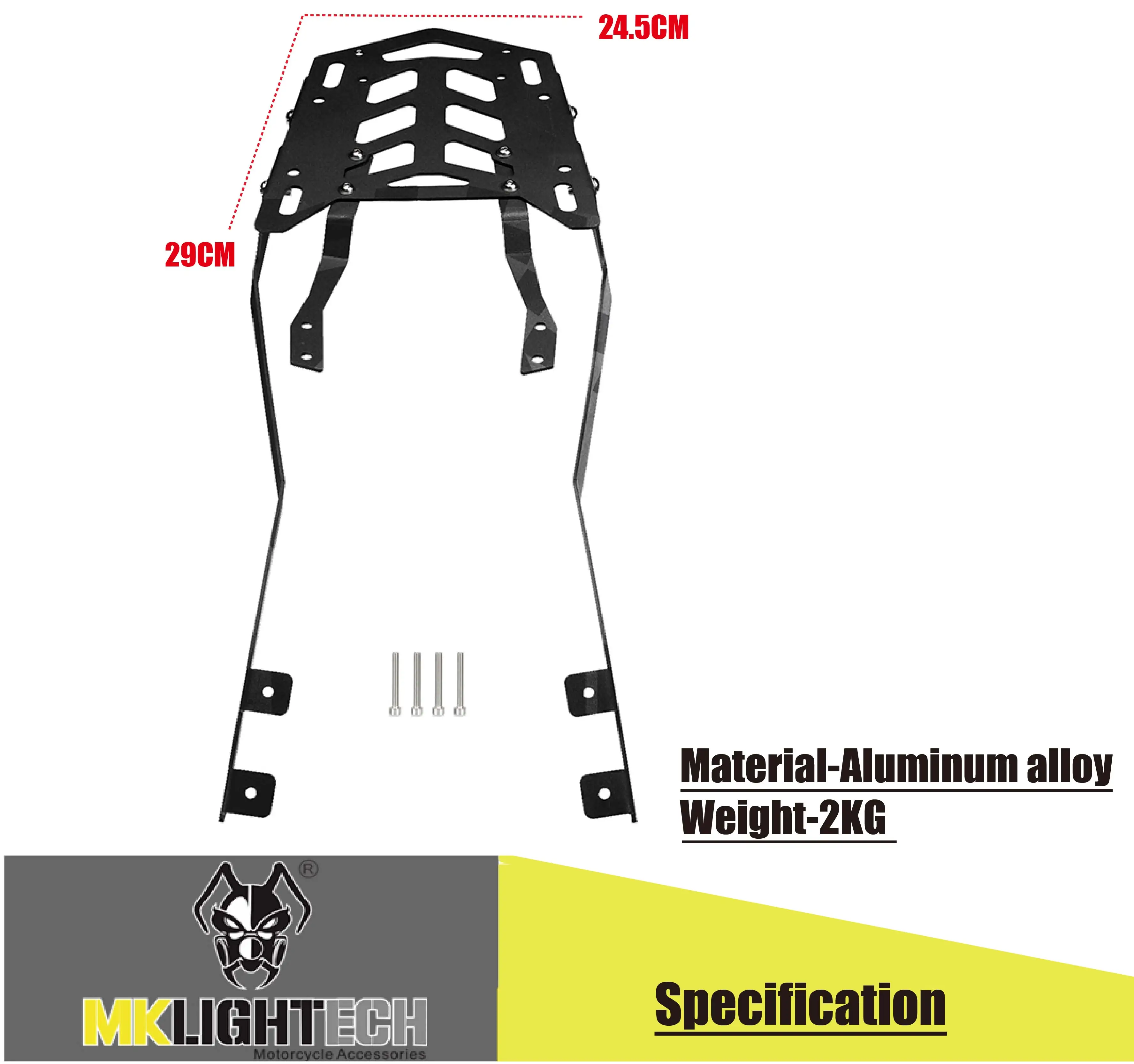 

MKL IGHTECH FOR YAMAHA MT-15 MT15 2018-2020 rear support luggage rack saddle support bag carrier rack kit