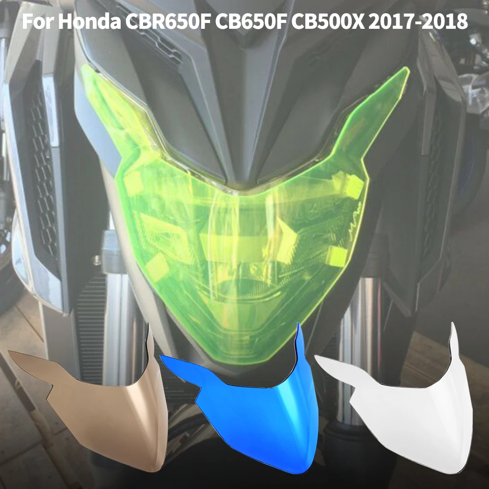 

2017-2019 CBR650F CB600R CB500X Защитная крышка для передней фары, защитная пленка для объектива для Honda CB 500X, аксессуары для мотоциклов