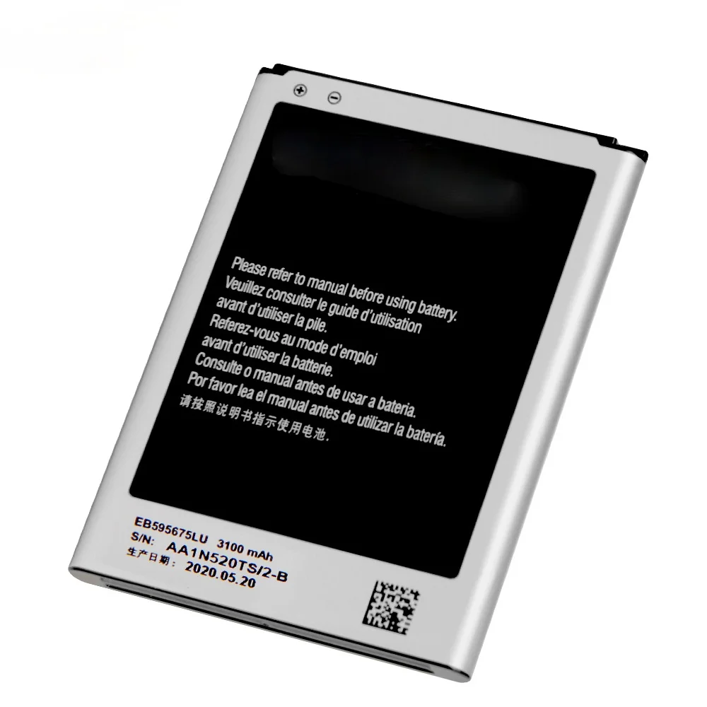 

Samsung Battery EB595675LU For Samsung Galaxy Note 2 N7100 N7102 N719 N7108 N7108D NOTE2 Phone Battery With NFC 3100mAh