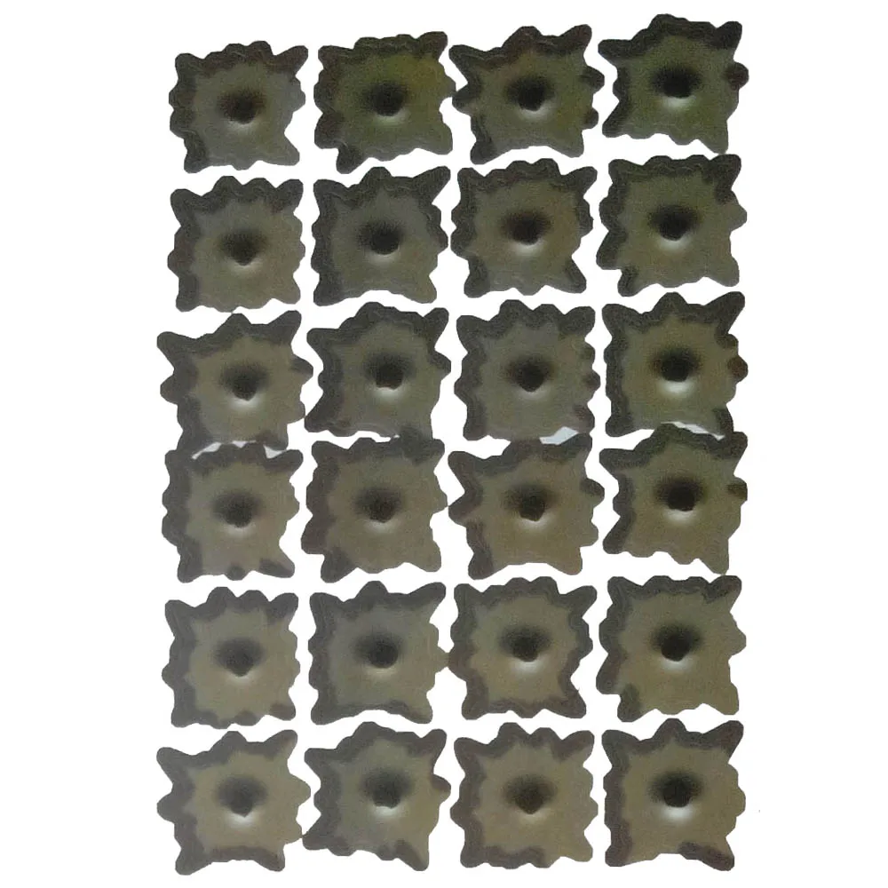 Реалистичные пулевидные отверстия стикер для стайлинга автомобиля выстрел