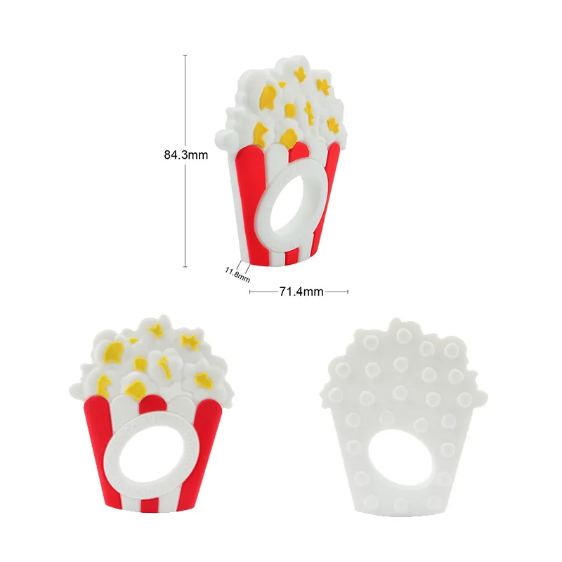 Детский прорезыватель для зубов 5 шт./лот силиконовое ожерелье с камерой