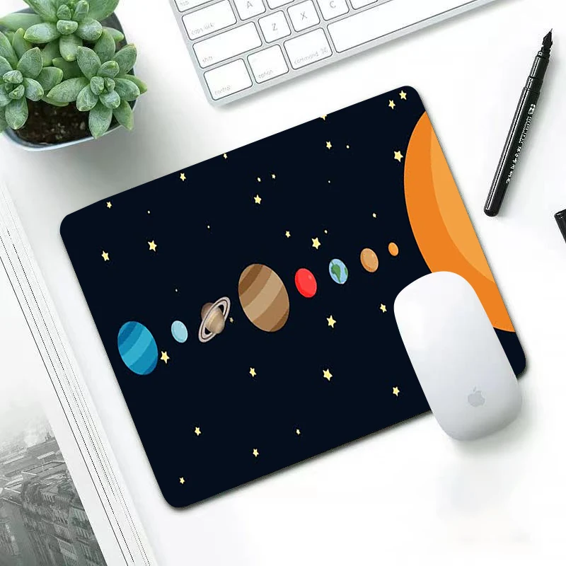 

Universe Starry Sky DIY Small Gaming Mouse Pad 180x220/200X250mm Mousepad Gamer Computer Desk Mat Pad Gamer Mouse Mat for PC