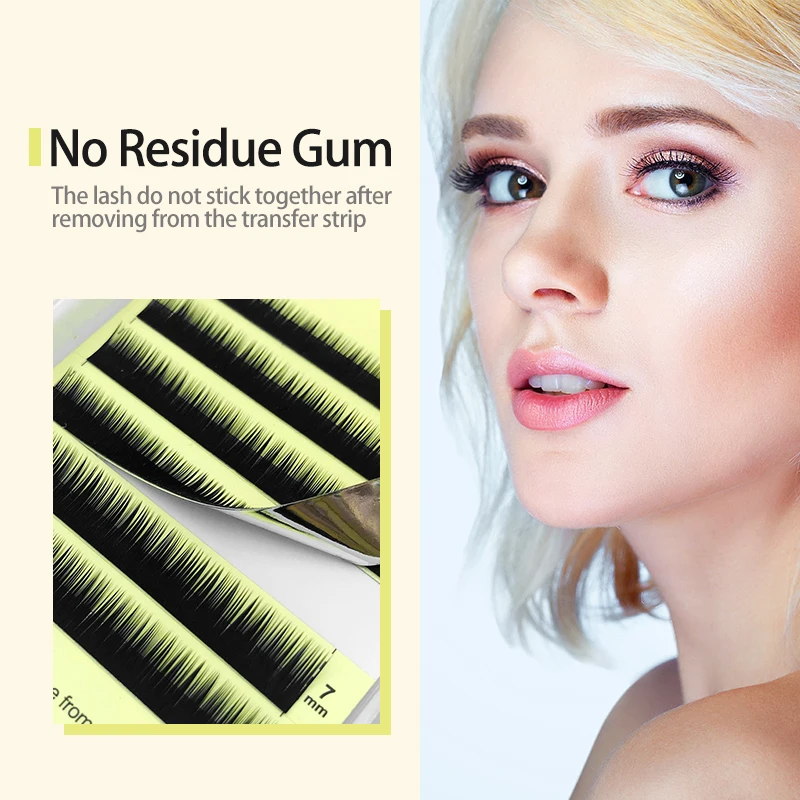 Накладные ресницы NATUHANA 5 мм 6 7 J Curl Под накладные индивидуальные натуральные