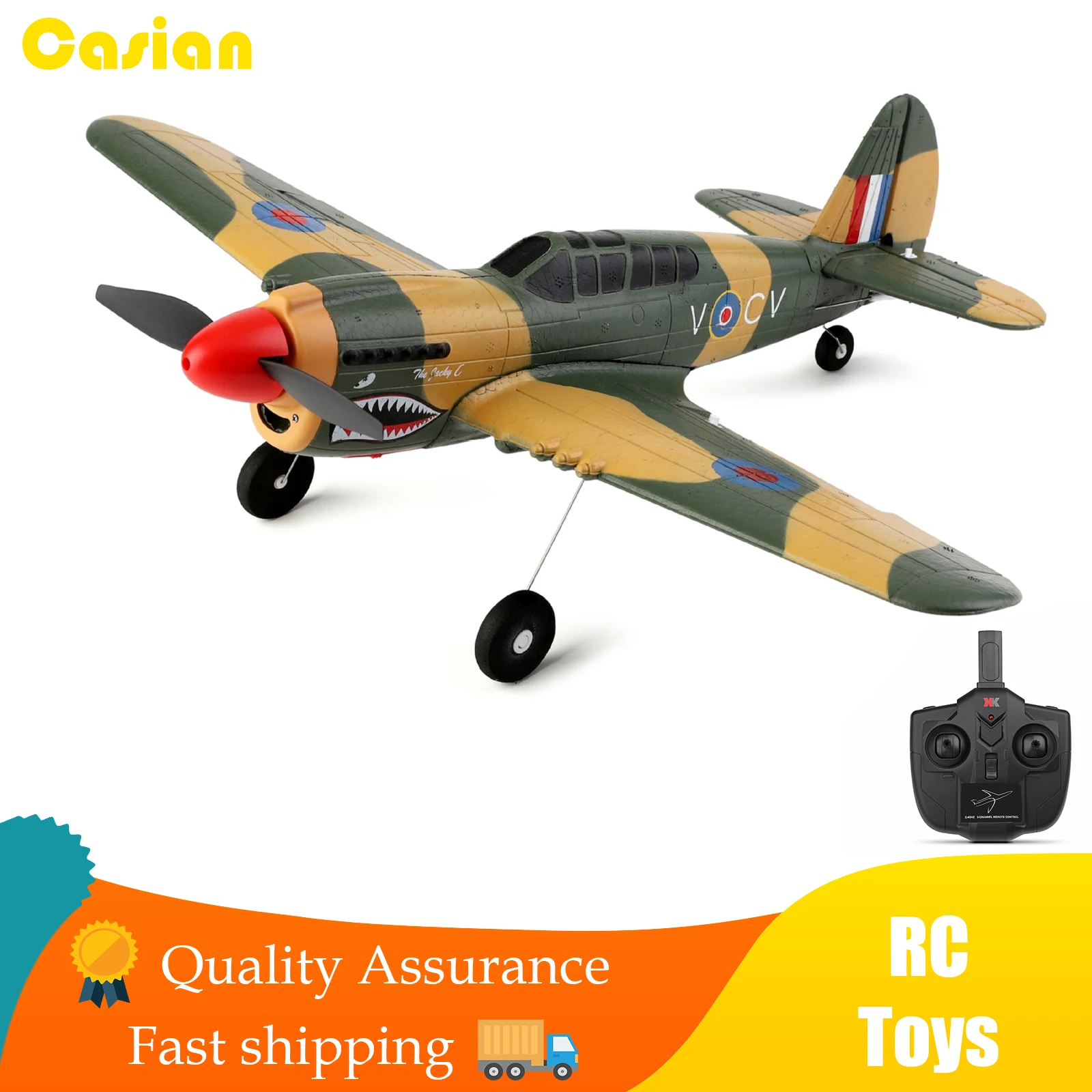 

WLtoys A220 радиоуправляемый самолет четырехканальный как реальная машина P40 истребитель с дистанционным управлением планер нестандартный фот...