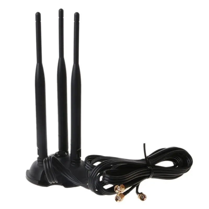 

WiFi Antenna RP-SMA Dual Band 2.4GHz 5.8GHz Base for Wireless Cards Adapter
