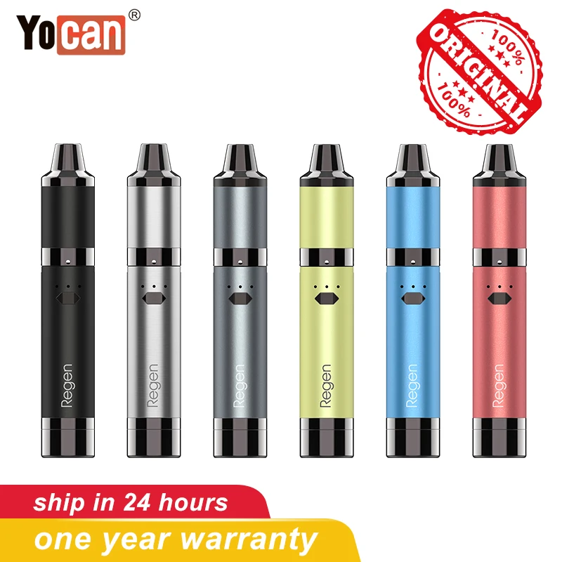 Оригинал Yocan regen advanced vaporizer Vape pod kit с 2 мл силиконовой баночкой 1100 мАч емкость