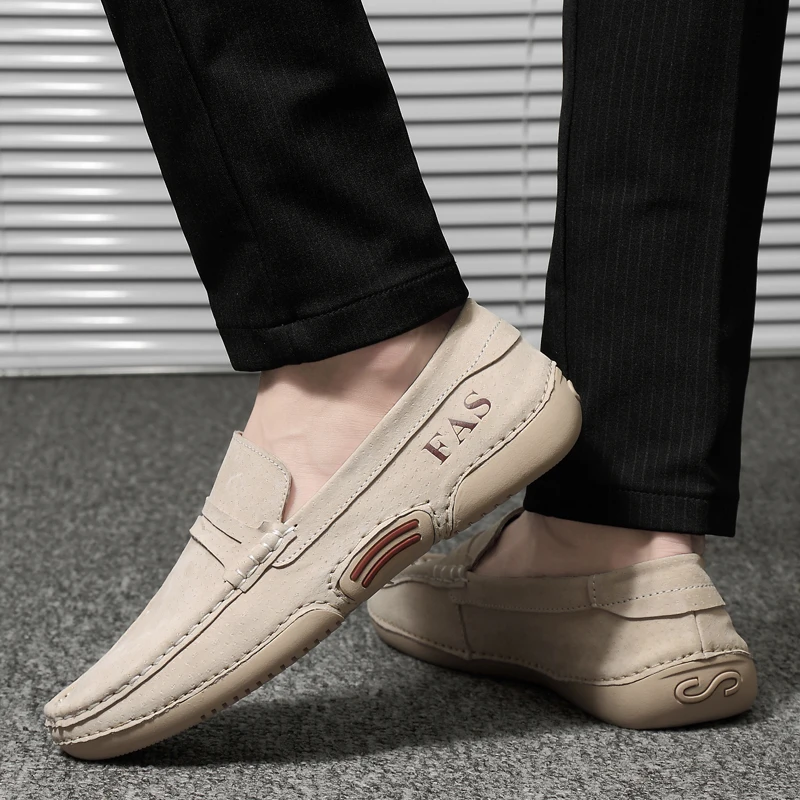 

Men Shoes Casual Suede Leather Luxury Brand Italian Loafers Designer Fashion Dress Shoes for Men Driving Shoes Big Size %