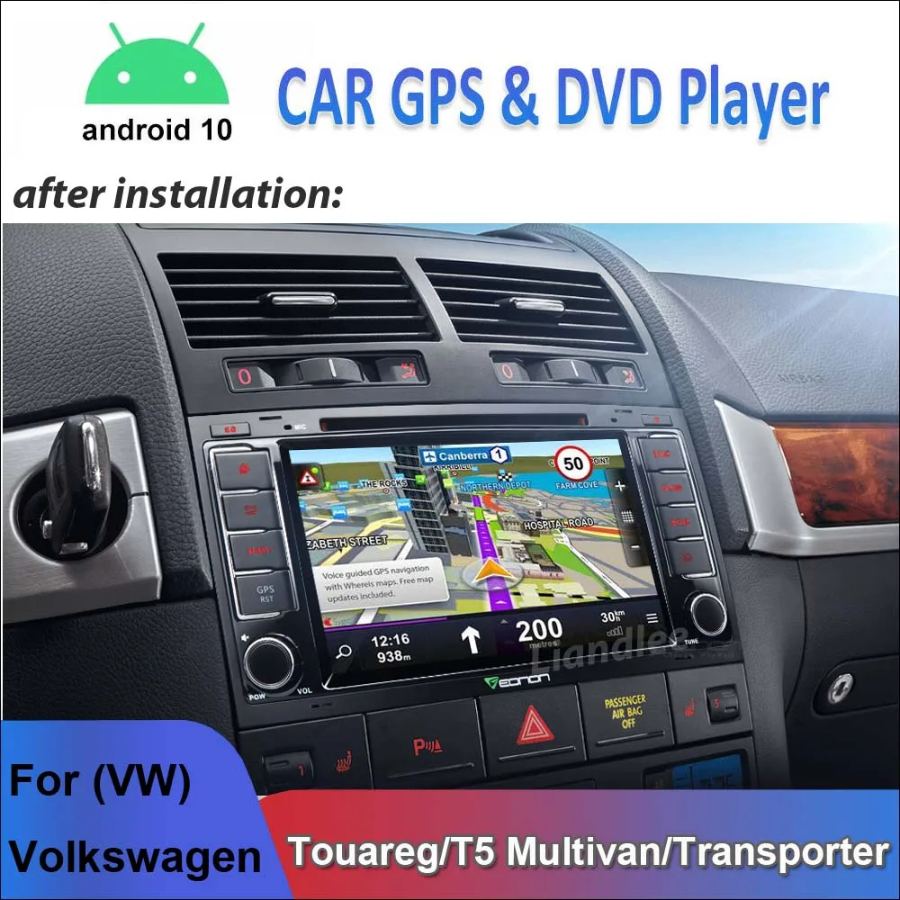 Автомагнитола для Volkswagen Touareg/T5 мультифургон/VW Transporter 2004 ~ 2008 Android DSP Carplay авто CD
