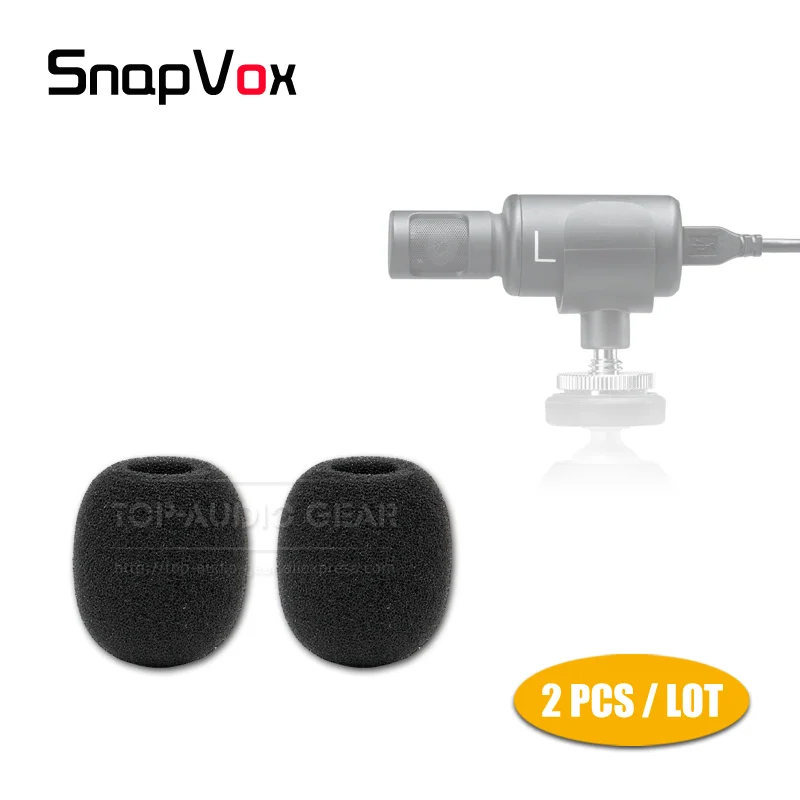 Лобовое стекло Губка крышка пенный (мягкий) Микрофон поп-фильтр для Shure MV 88 MV88 + Plus