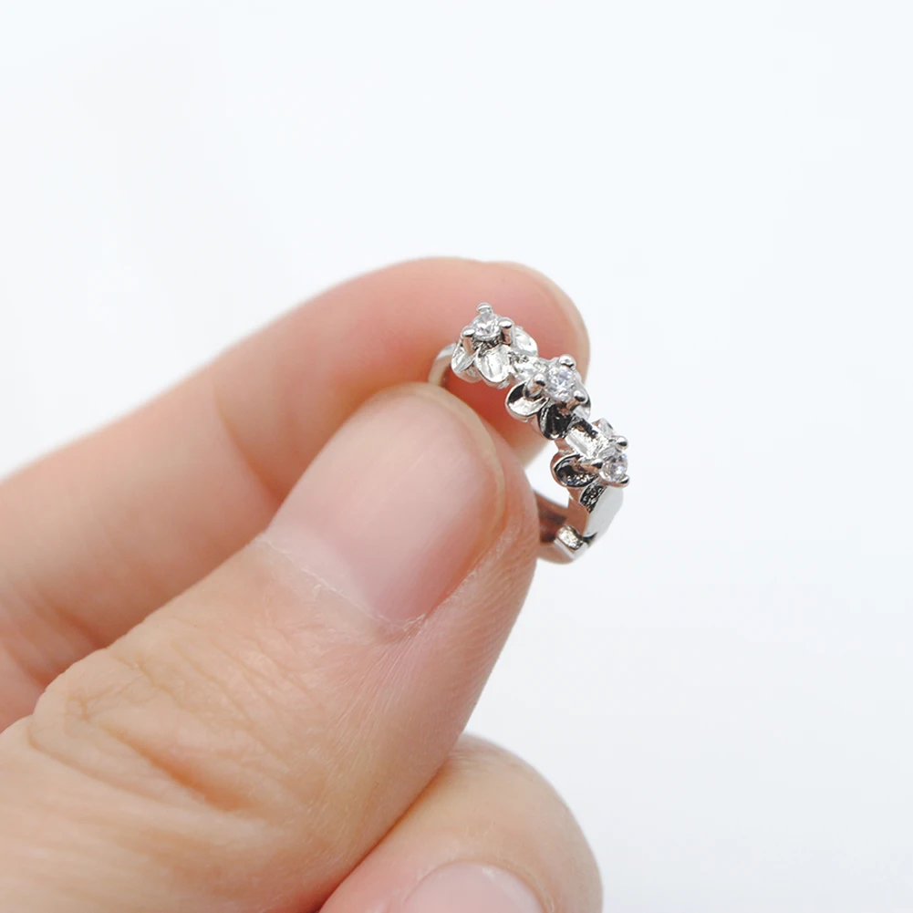 1 пара модные женские Австрийские хрустальные трендовые гладкие сливы цветок