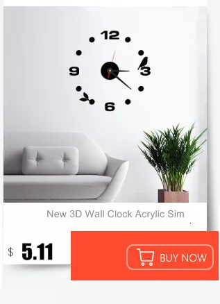 Новые 3D настенные часы наклейка DIY акриловые настенные часы с бабочками персональные настенные часы современный дизайн украшение для гостиной для дома
