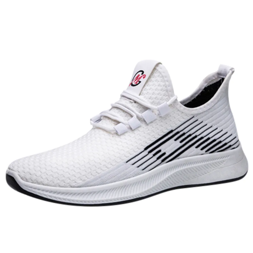 Мужские Модные Повседневные Дышащие Спортивные кроссовки на шнуровке для бега