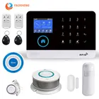 Система сигнализации Wi-Fi TUYA, GSM, с дистанционным управлением через приложение, сирена, детектор дыма, комплект беспроводной охранной сигнализации для умного дома