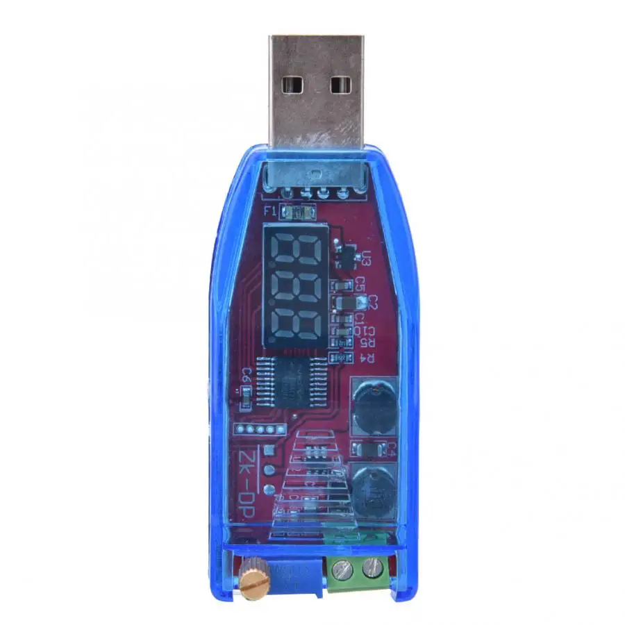 USB модуль регулятора напряжения светодиодный питания регулируемый потенциометр