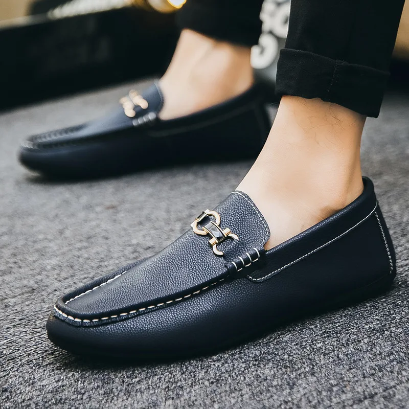 Luxury Men Casual Shoes Mens Loafers Spring/Autumn 2020 Fashion Sneakers Oxfords Solid Espadrilles Slip-On Low Cut Man | Обувь