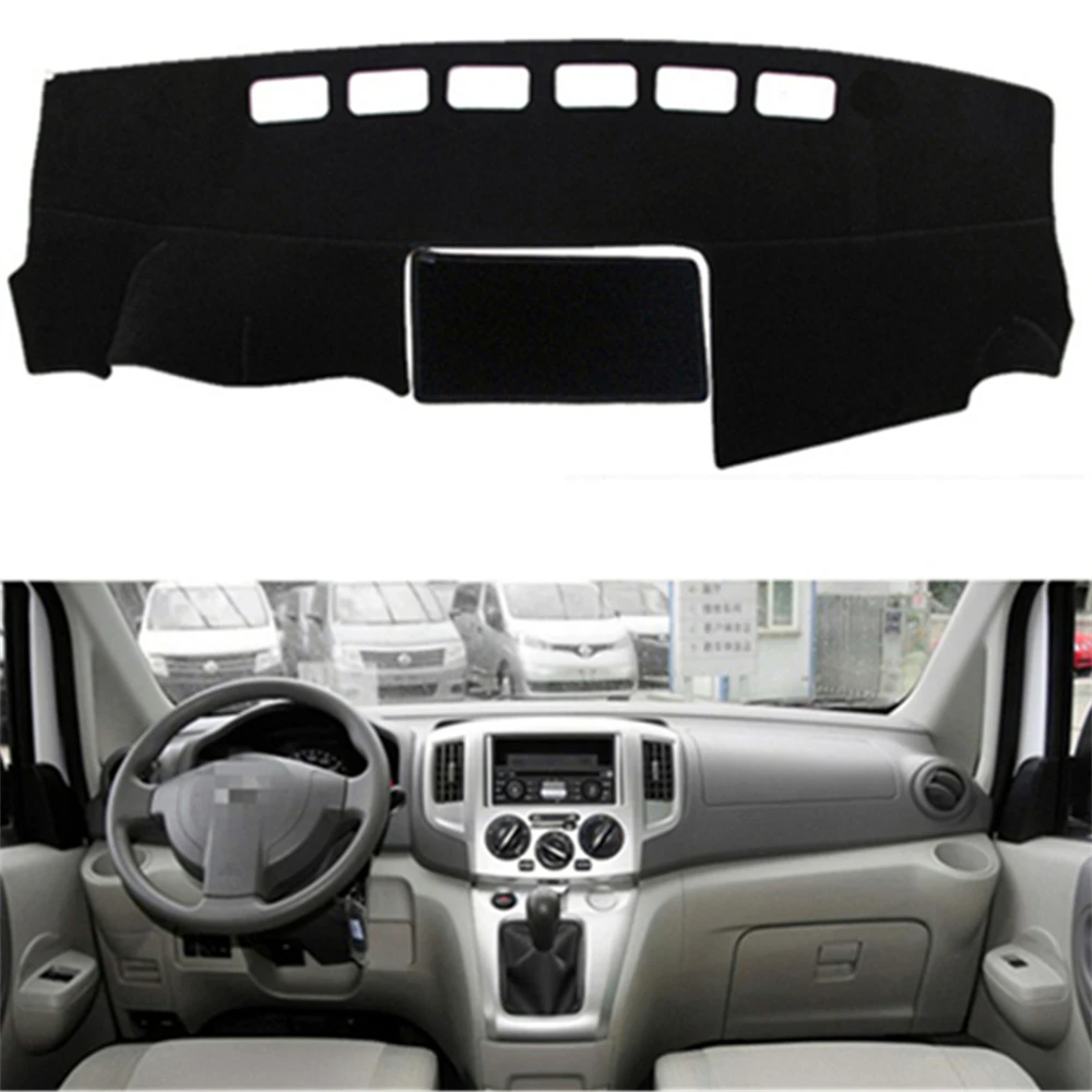 

Sinjayer Anti-slip Car Dashboard Cover Dashmat Pad Inner Auto Carpet Sun Shade Dash Board Cover Fit For Nissan NV200 2010-2018