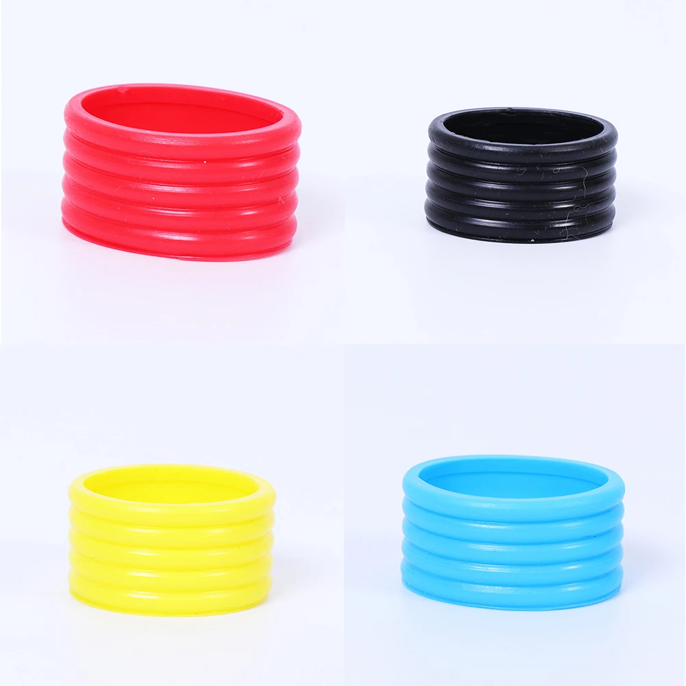 

Band Stretchy Handle's Elastic 3pcs Silicone Overgrip Badminton Protector Absorbing Sports Racket Tennis Grip Ring Absorb Sweat