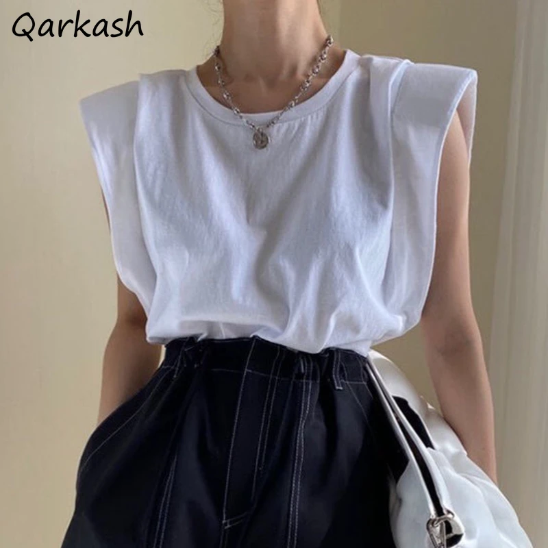 

Футболки женские летние свободные однотонные с круглым вырезом