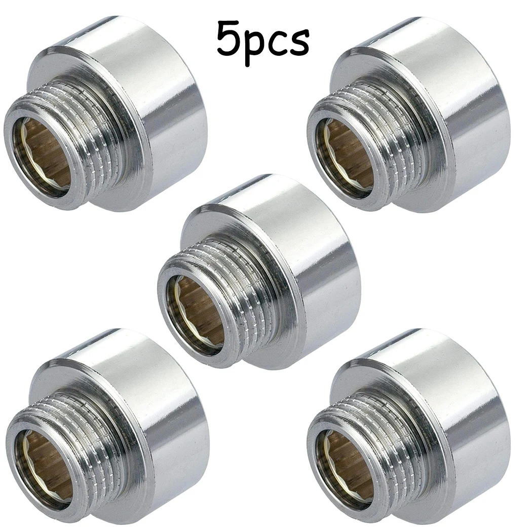 

1/2/5pcs Adaptor Shower Hose / Head Adaptor 3/4" 25mm Female To 1/2" 20mm Male BSP Chrome Reducer BSP
