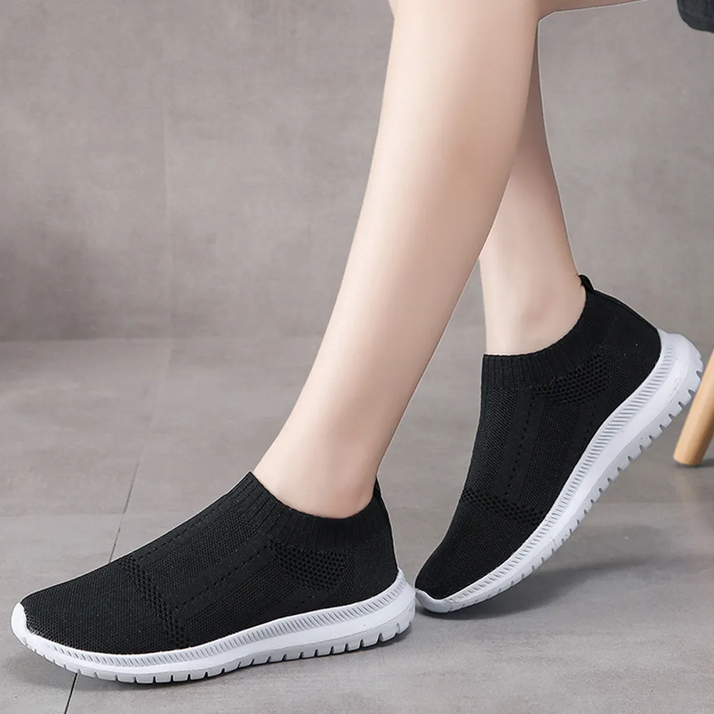 Женские кроссовки на плоской подошве SAGACE сетчатый Повседневный светильник с