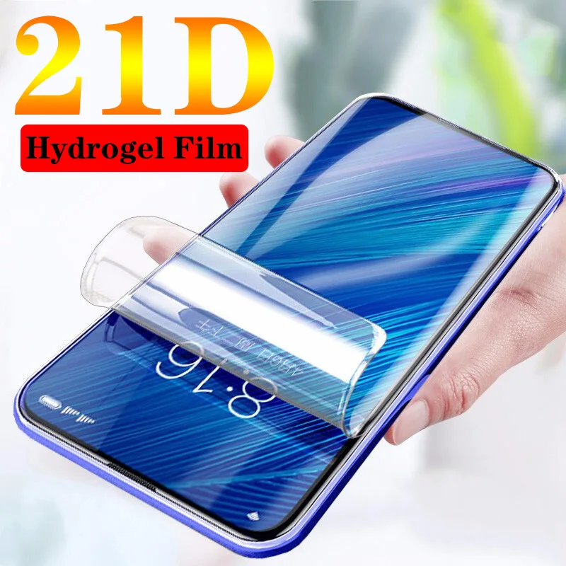 

Full Cover For LG Q92 5G Q70 Q61 Q60 Protective 9H Hydrogel Film Protectors For LG Q31 Q51 Q52 Clear Film