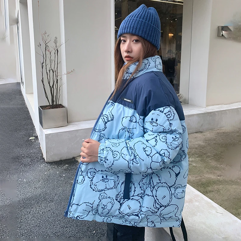 Женские короткие парки куртка новинка 2021 зимние толстые пальто с капюшоном и