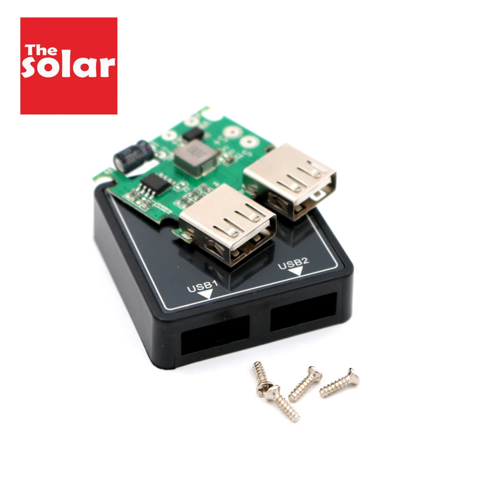 Контроллер заряда солнечных панелей 5 В 2 А 3 а светодиодный со светодиодным