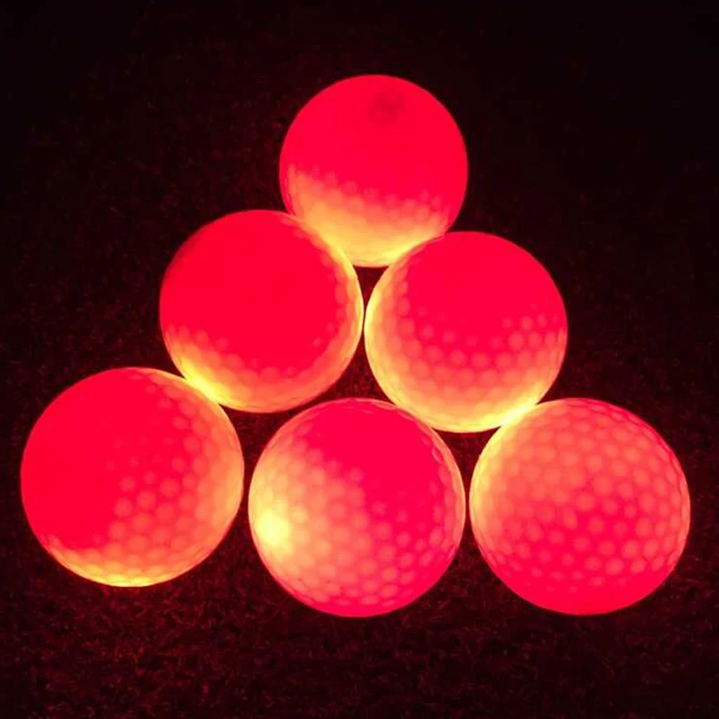 

High quality Hot Sale LED Electronic Golf Balls Small Light Up Flashing Glowing Day And Night Golfing Practicing Wholesale-3pcs